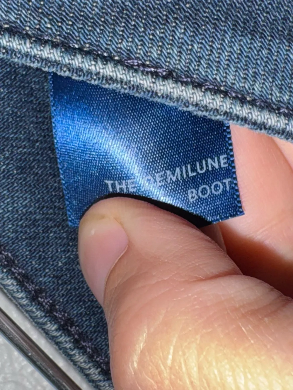 PILCRO Anthropologie The Demilune Bootcut Dark Wash High Rise Jeans Size 24 Tall